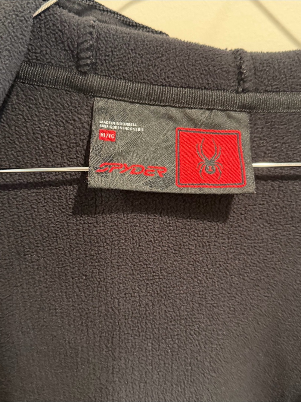 Spyder full zip black hooded jacket mens size XL - Picture 3 of 11